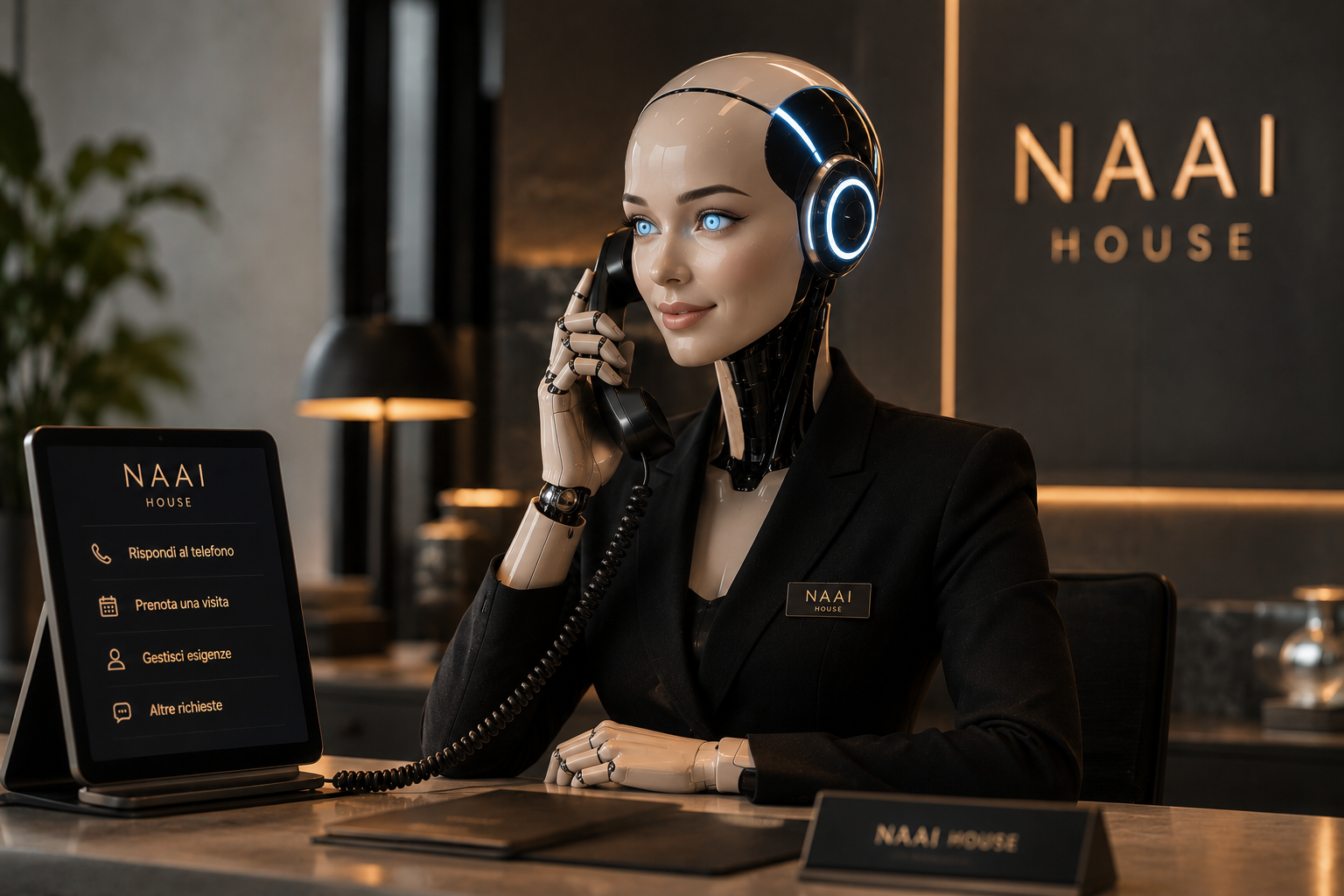 NAAI Vocal Assistant — receptionist AI al telefono